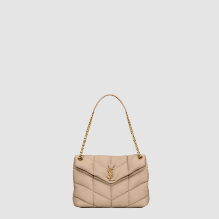 입생로랑 여성 루루 푸퍼 퀄팅 미디엄 체인백 - Saint Laurent Womens Loulou Puffer Bag - ysb10844x