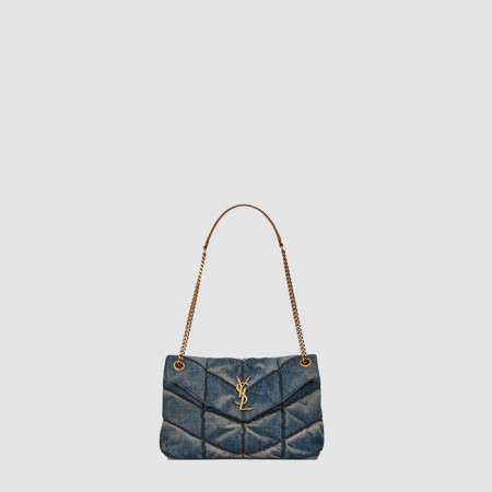 입생로랑 여성 루루 푸퍼 퀄팅 스몰 체인백 - Saint Laurent Womens Loulou Puffer Bag - ysb10850x