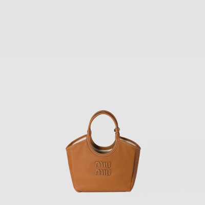 미우미우 여성 가죽 토트 백 - Miumiu Womens Leather Tote Bag - mib10885x
