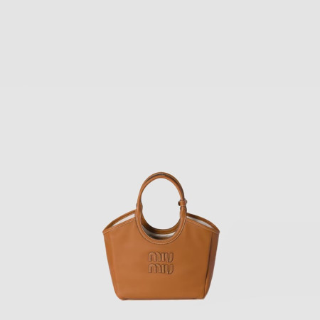 미우미우 여성 가죽 토트 백 - Miumiu Womens Leather Tote Bag - mib10885x