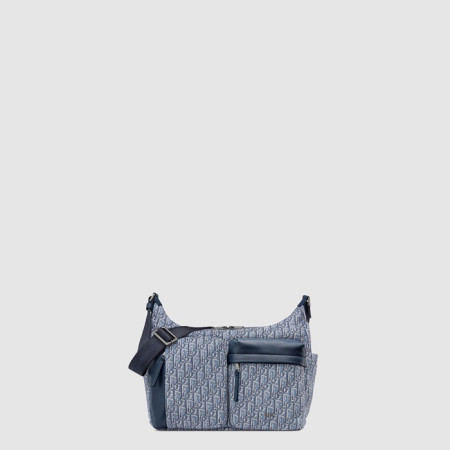 디올 남성 라이더 소프트 미디엄 호보백 - Dior Mens Rider Soft Medium Hobo Bag - dib11075x