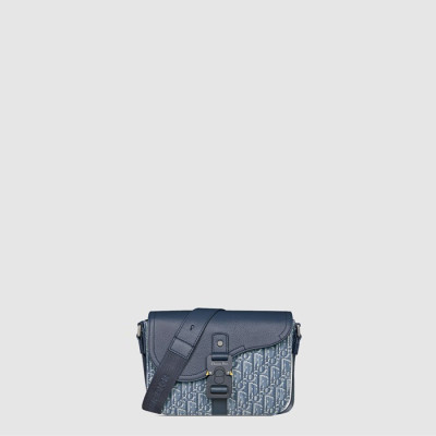 디올 남성 새들 스몰 플랩 스트랩 백 - Dior Mens Saddle Small Flap Strap Bag - dib11077x