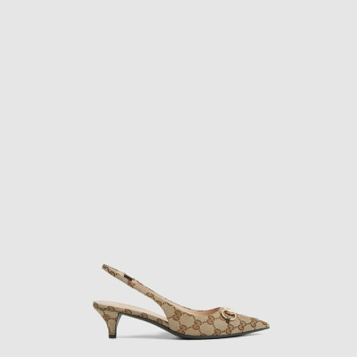 구찌 여성 홀스빗 슬링백 펌프스 - Gucci Womens Horsebit Slingback Pumps - gus8456x