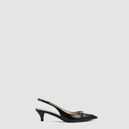 구찌 여성 홀스빗 슬링백 펌프스 - Gucci Womens Horsebit Slingback Pumps - gus8458x