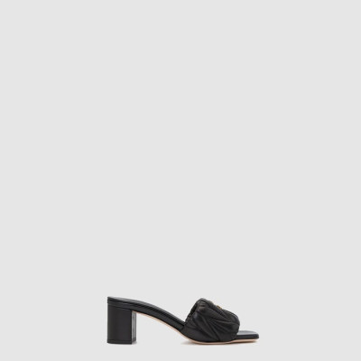 미우미우 여성 마테라쎄 슬라이드 - Miu Miu Womens Matelasse Slides - mis8465x