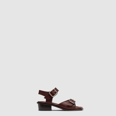 르메르 여성 스퀘어 힐 샌들 - Lemaire Womens Square Heel Sandals - les8510x