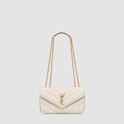 입생로랑 여성 루루 푸퍼 퀄팅 스몰 체인백 - Saint Laurent Womens Loulou Puffer Bag - ysb11109x