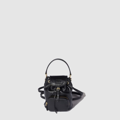 미우미우 여성 가죽 미니 백팩 - MiuMiu Womens Leather Mini Backpack - mib11169x