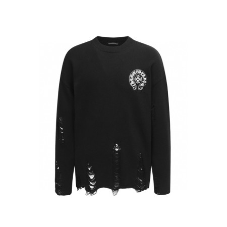 크롬하츠 남성 라운드 니트웨어 - Chrom hearts Mens Round Knitwear - chc8510x