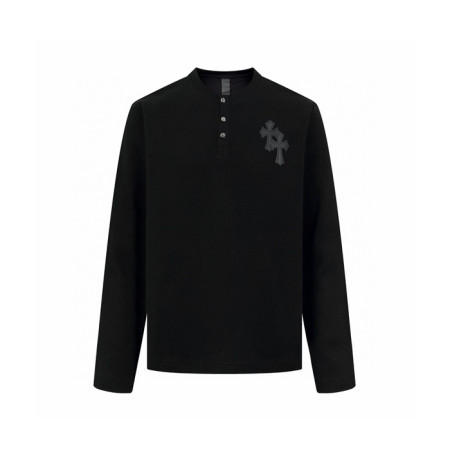 크롬하츠 남성 라운드 긴팔티 - Chrome Hearts Mens Round Tshirt - chc8516x