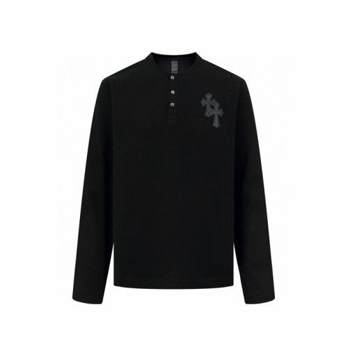 크롬하츠 남성 라운드 긴팔티 - Chrome Hearts Mens Round Tshirt - chc8516x