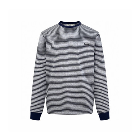 미우미우 남성 라운드 긴팔티 - Miumiu Mens Round Tshirt - mic8517x