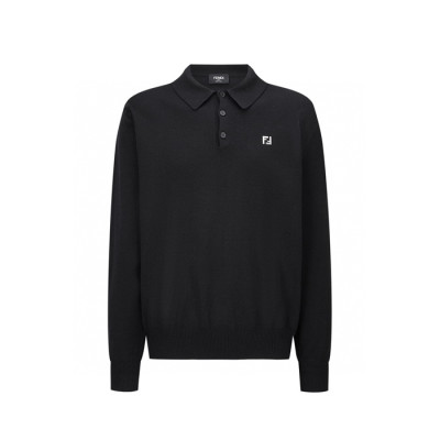 펜디 남성 폴로 스웨터 - Fendi Mens Polo Sweater - fec8518x