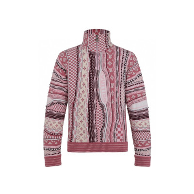 루이비통 남성 지퍼 스웨터 - Louis vuitton Mens Zip-up Sweater - lvc8528x