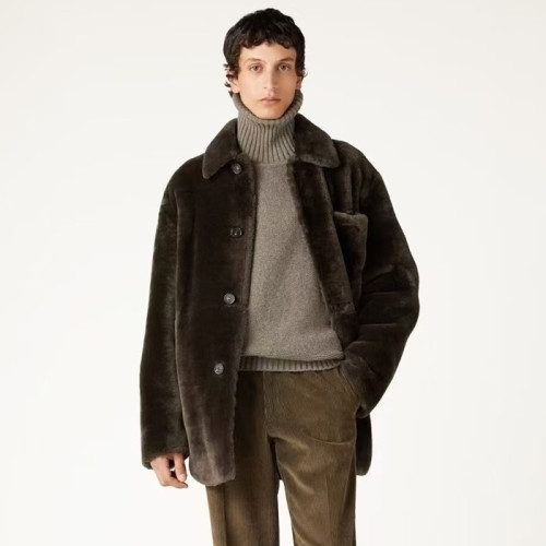 로로피아나 남성 양면 가죽 자켓 - Loro Piana Mens Leather Jacket - lpc8586x