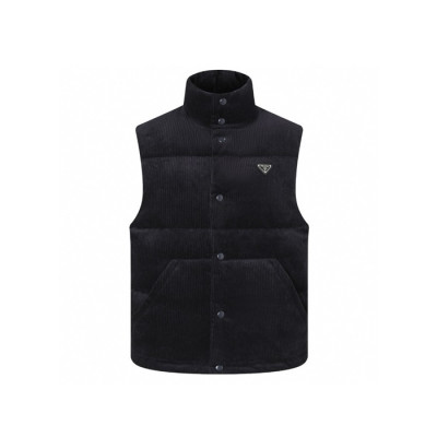 프라다 남성 다운 베스트 - Prada Mens Down Vest - prc8614x
