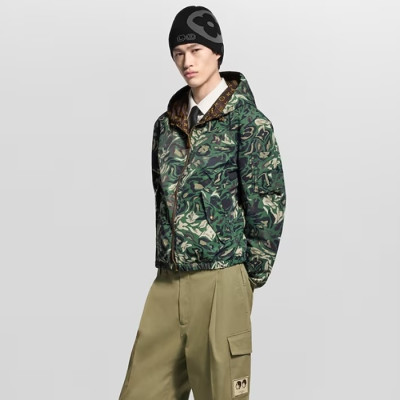 루이비통 남성 양면 재킷 - Louis vuitton Mens Bomber Jacket - lvc8629x