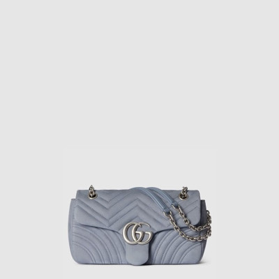구찌 여성 GG 마몽 미디엄 숄더백 - Gucci Womens GG Marmont Medium Shoulder Bag - gub11188x