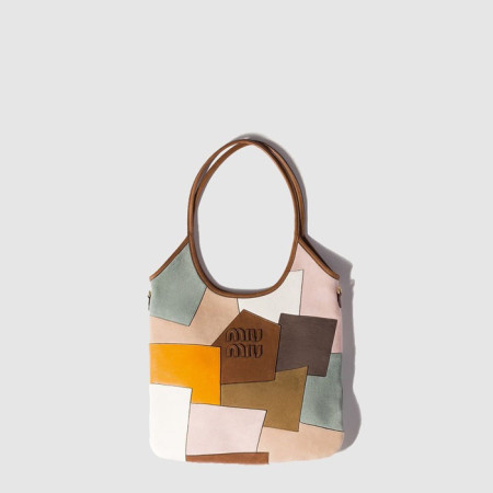 미우미우 여성 아이비 가죽 패치워크 백 - Miumiu Womens Ivy Leather Patchwork Bag - mib11194x