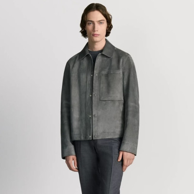 디올 남성 가죽 자켓 - Dior Mens Leather Jacket - dic8669x