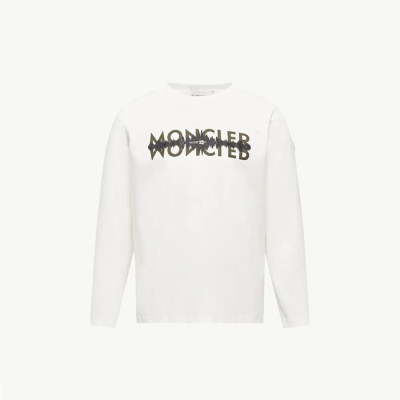 몽클레어 남성 크루넥 긴팔티 - Moncler Mens Round Tshirt - moc8722x