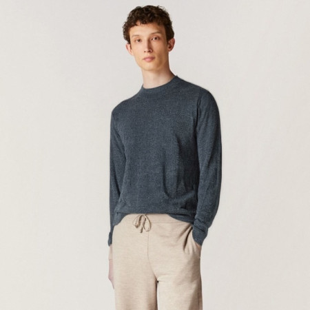 로로피아나 남성 라운드 스웨터 - Loro Piana Mens Round Sweater - lpc8738x