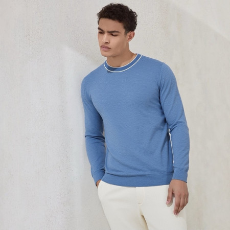 브루넬로쿠치넬리 남성 라운드 니트 - Brunello Cucinelli Mens Round Knitwear - brc8760x