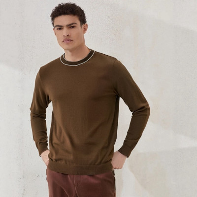 브루넬로쿠치넬리 남성 라운드 니트 - Brunello Cucinelli Mens Round Knitwear - brc8762x