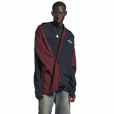 발렌시아가 남성 폴로 긴팔티 - Balenciaga Mens Polo Tshirt - bac8876x