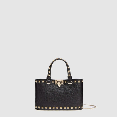 발렌티노 여성 락스터드 그레이니 미니 쇼퍼 백 - Valentino Womens Rockstud Grainy Mini Shopper Bag - vab11298x