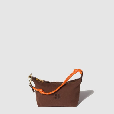 미우미우 여성 가바딘 파우치 - Miumiu Womens Gabardine pouch - mib11333x