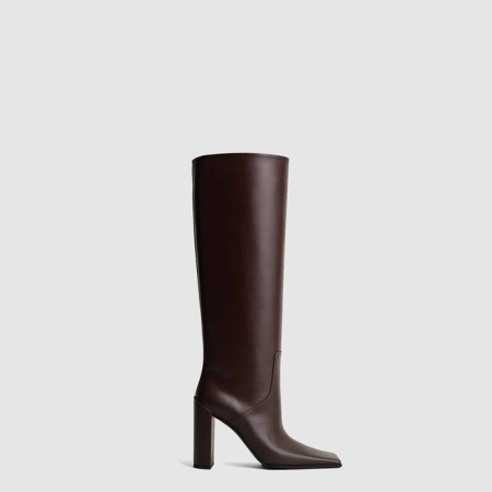 알라이아 여성 스퀘어 니 부츠 - Alaia Womens Square Knee Boots - als8601x