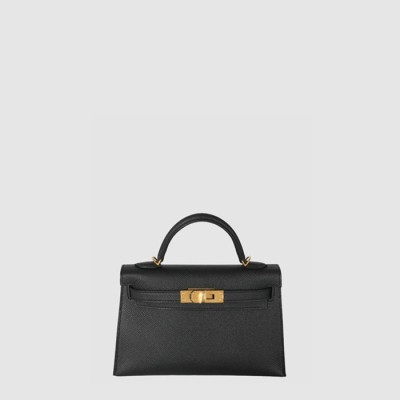 에르메스 여성 켈리 금장 미니백 - Hermes Womens Kelly Gold Mini Bag - heb11379x
