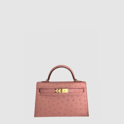 에르메스 여성 켈리 금장 미니백 - Hermes Womens Kelly Gold Mini Bag - heb11442x