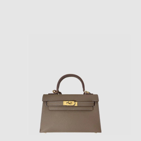 에르메스 여성 켈리 금장 미니백 - Hermes Womens Kelly Gold Mini Bag - heb11493x