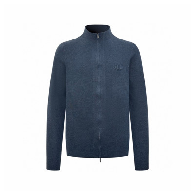 디올 남성 집업 스웨터 - Dior Mens Zip-up Sweater - dic8935x