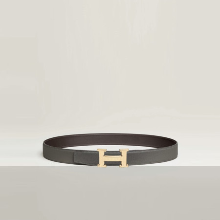 에르메스 남성 H Striee 버클 리버서블 벨트 - Hermes Mens H Striee Buckle Reversible Belt - bel405x