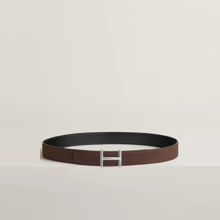 에르메스 남성 Hisseo 버클 리버서블 벨트 - Hermes Mens Hisseo Buckle Reversible Belt - bel411x