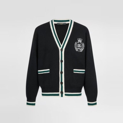 돌체앤가바나 남성 브이넥 가디건 - Dolce&Gabbana Mens V-neck Cardigan - doc9055x