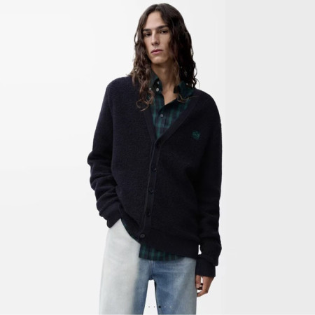 로에베 남성 브이넥 가디건 - Loewe Mens V-neck Cardigan - loc9056x