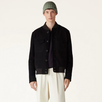 로로피아나 남성 가죽 자켓 - Loro Piana Mens Leather Jacket - lpc9062x