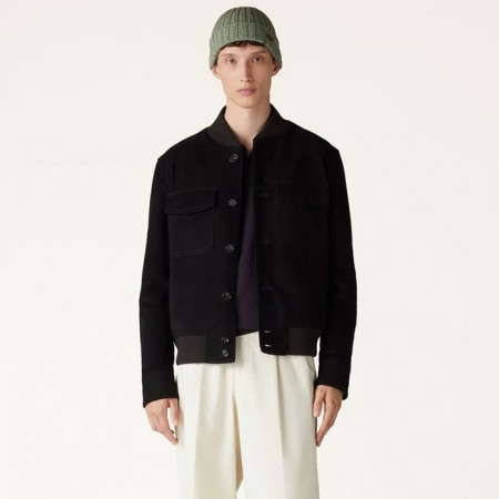 로로피아나 남성 가죽 자켓 - Loro Piana Mens Leather Jacket - lpc9062x