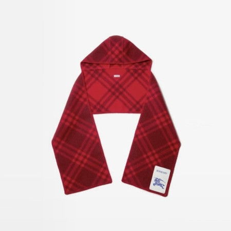 버버리 남/녀 체크 후드 스카프 - Burberry Unisex Checked Hooded Scarf - acc5986x