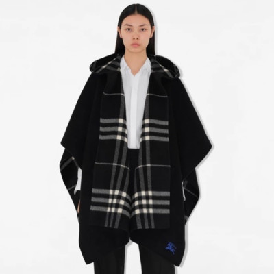 버버리 여성 리버시블 체크 케이프 - Burberry Womens Reversible Check Cape - acc5990x