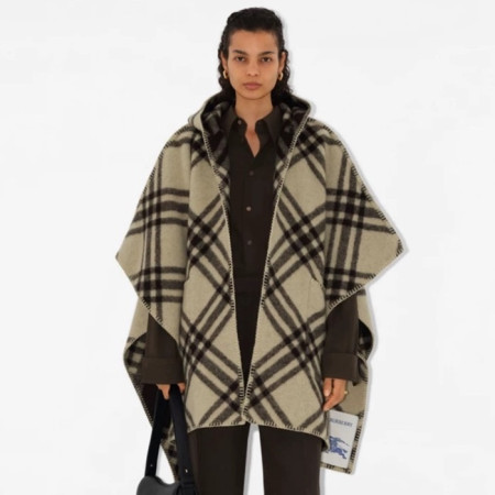 버버리 여성 리버시블 체크 케이프 - Burberry Womens Reversible Check Cape - acc5992x