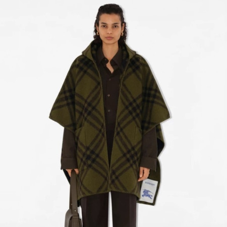 버버리 여성 리버시블 체크 케이프 - Burberry Womens Reversible Check Cape - acc5993x
