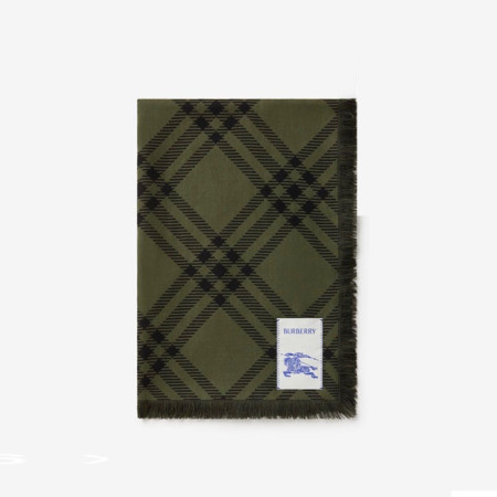 버버리 남/녀 체크 스카프 - Burberry Unisex Checked Scarf - acc5999x