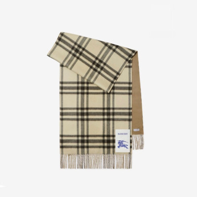버버리 남/녀 체크 스카프 - Burberry Unisex Checked Scarf - acc6014x