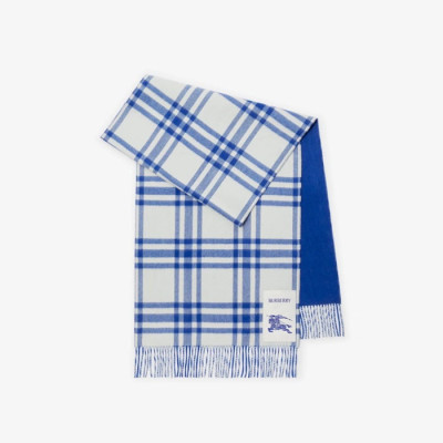 버버리 남/녀 체크 스카프 - Burberry Unisex Checked Scarf - acc6015x