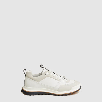 에르메스 남성 가죽 스니커즈 - Hermes Mens Leader Sneakers - hes8658x